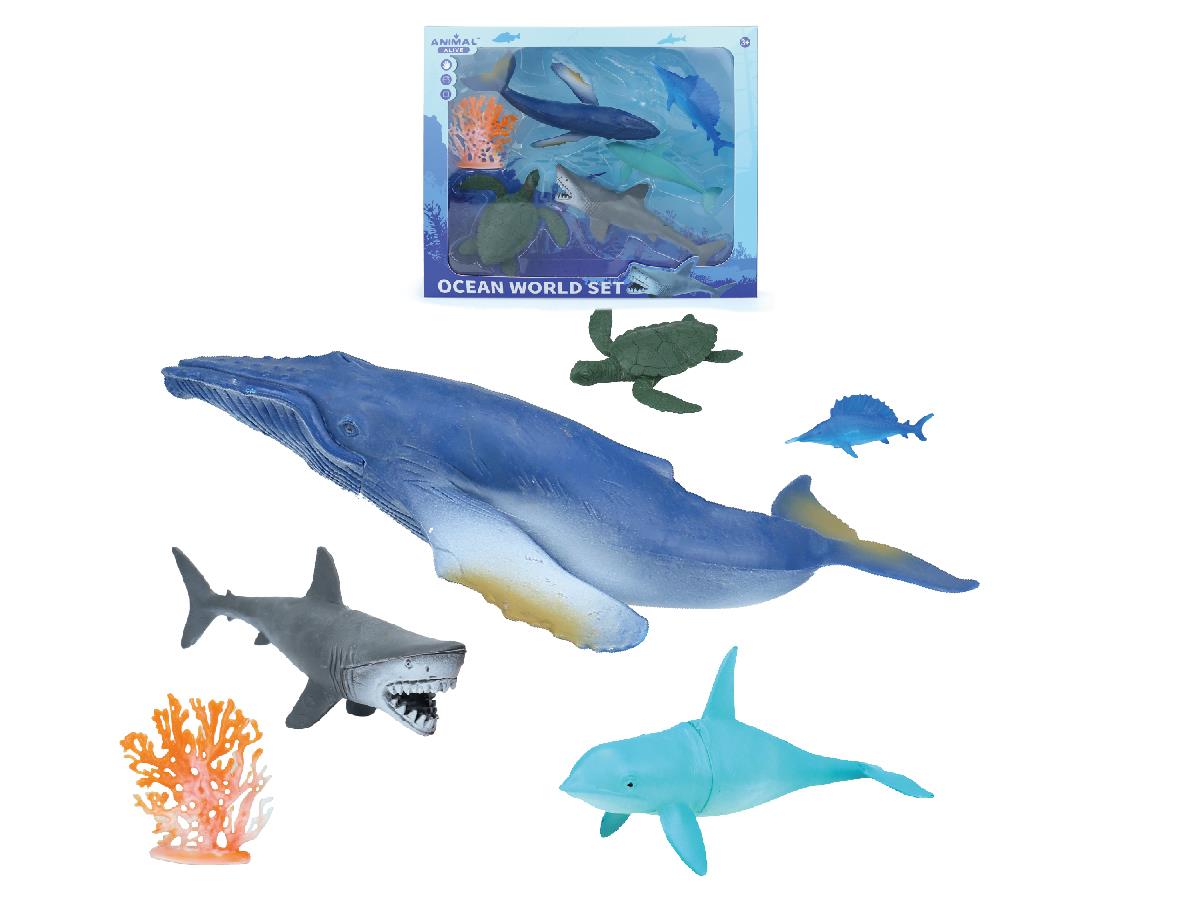 MARINE ANIMAL SET 6PCS