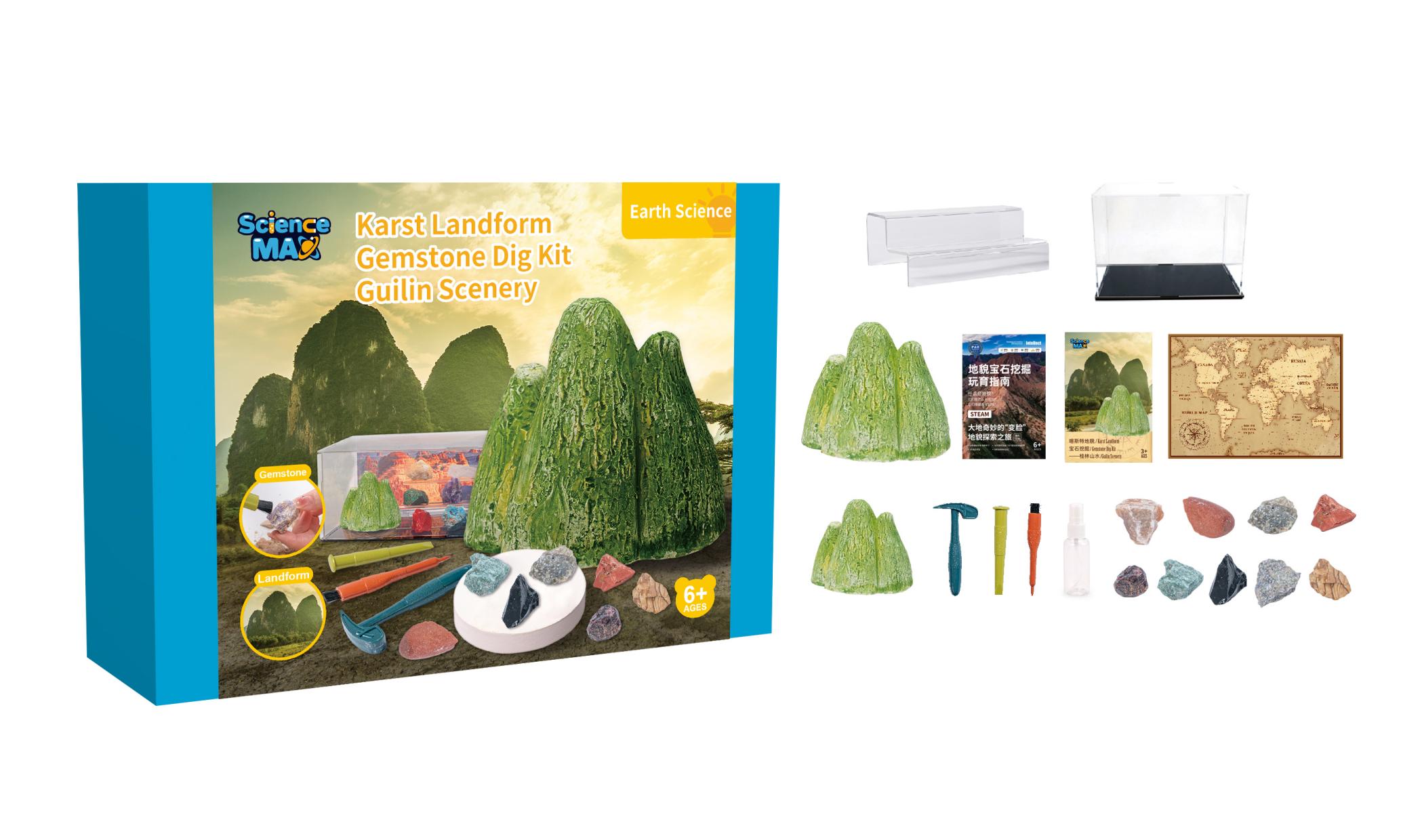 KARST LANDFORM GUILIN LANDSCAPE GEMSTONE DIG KIT