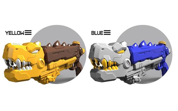 WATER GUN,RANGE 6-8M,CAPACITY 780ML,2COLOURS