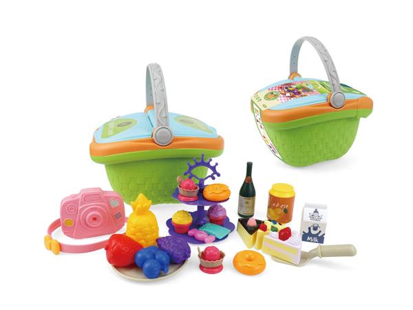 GOURMET PLAY DESSERT PICNIC BASKET,27PCS